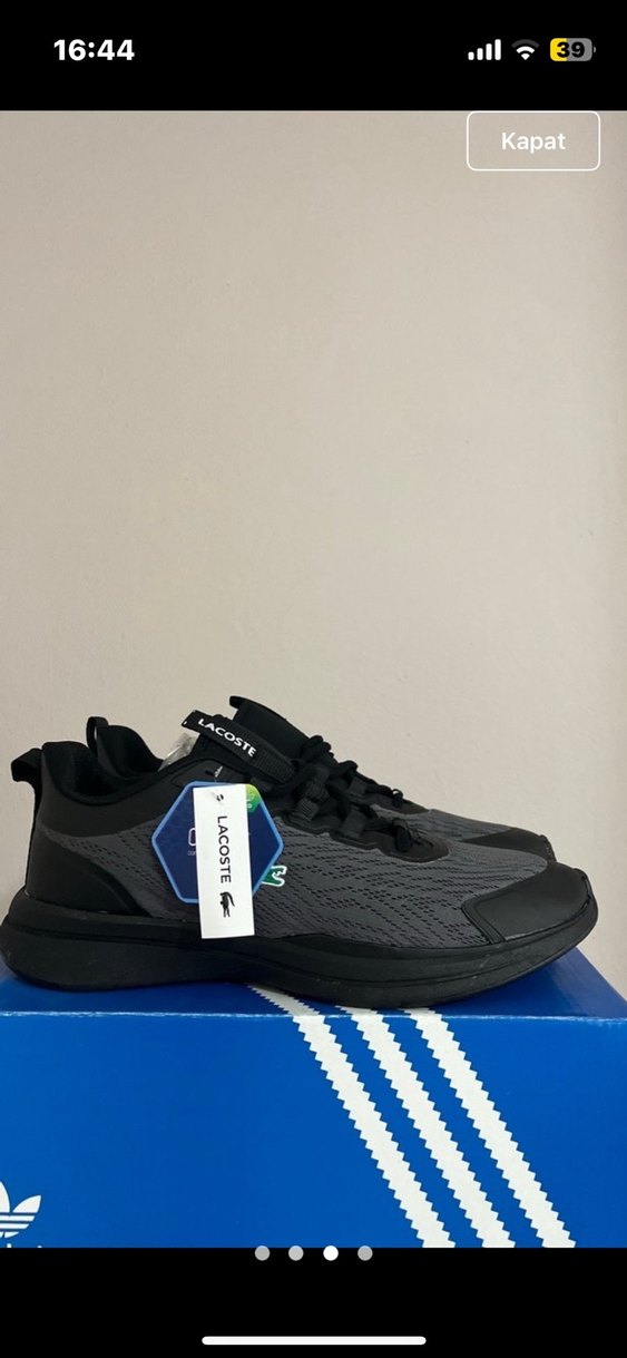 Lacoste Siyah Erkek Spor Ayakkabı - Görsel 3