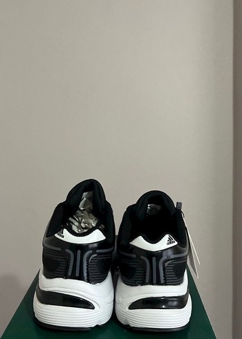 Erkek Siyah Zebra Desenli Bağcıklı Spor Ayakkabı - Görsel 4