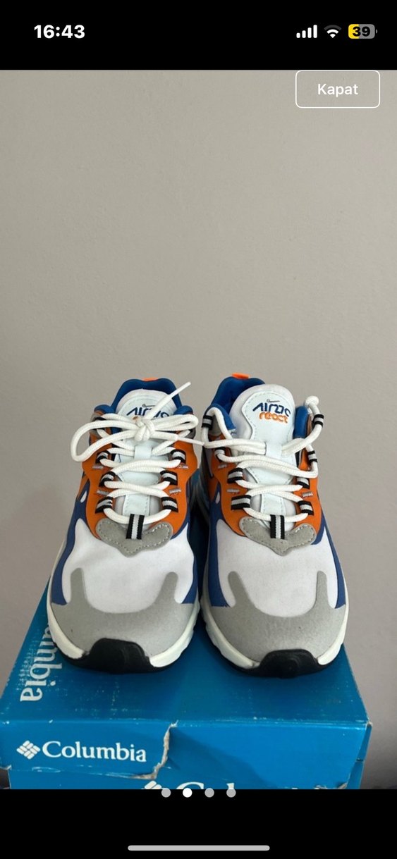 Erkek Mavi Spor Ayakkabı Elastik Bağcıklı - Görsel 2