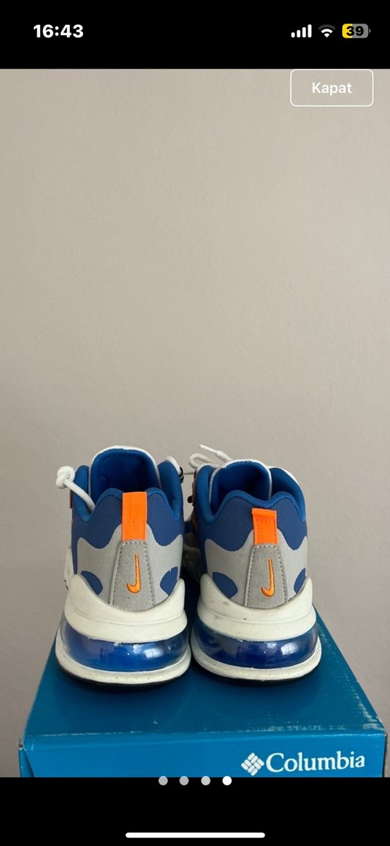 Erkek Mavi Spor Ayakkabı Elastik Bağcıklı - Görsel 4