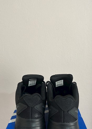 Erkek Siyah Spor Koşu Ayakkabısı Velcro - Görsel 4