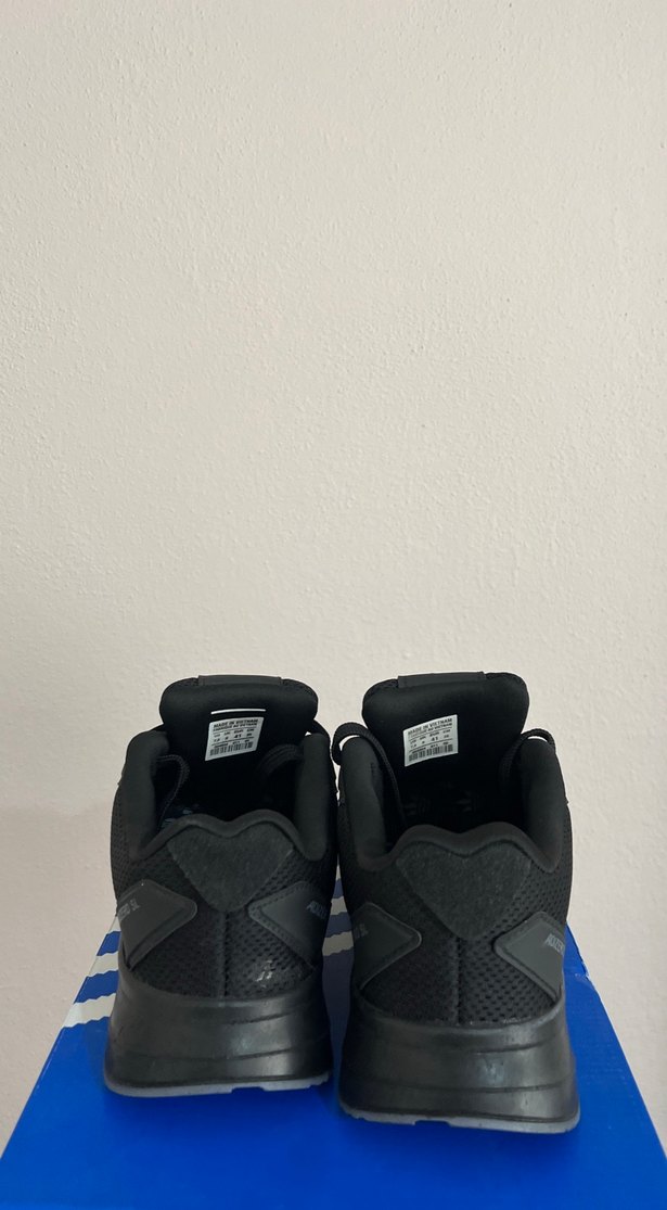 Erkek Siyah Spor Koşu Ayakkabısı Velcro - Görsel 4