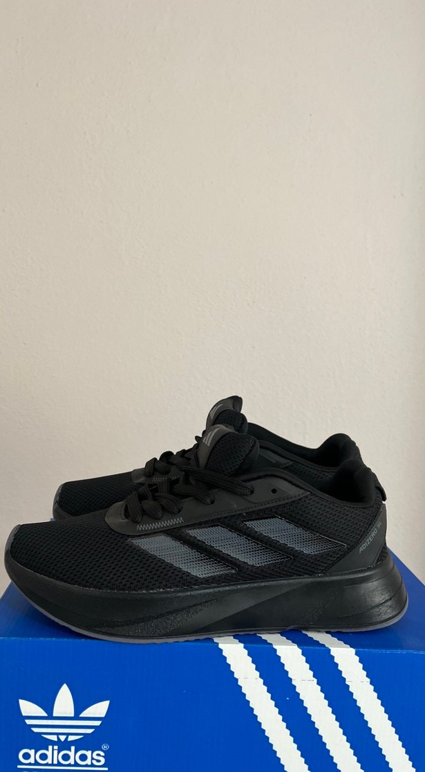 Erkek Siyah Spor Koşu Ayakkabısı Velcro - Görsel 3