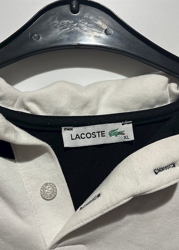 Lacoste Gri-Beyaz Polo Tişört - Görsel 2