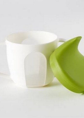 Renkli Kapaklı Beyaz Bebek Bardağı - Görsel 4