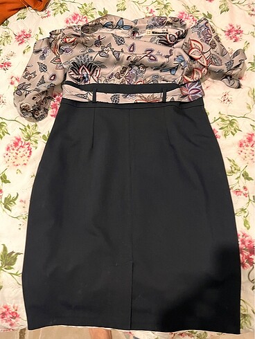 Şık etekli elbise - Görsel 8