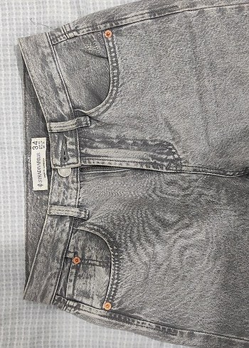 Stradivarius Stradivarius d96 crop straight pantolon