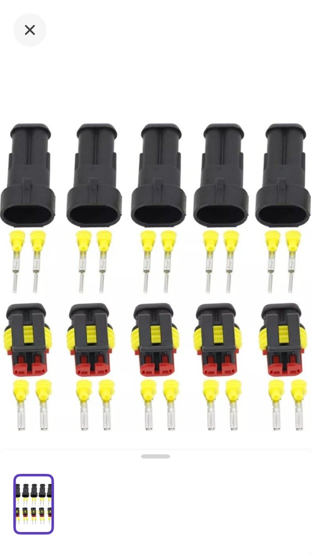 Elektrik Kablo Konnektör Seti su geçirmez soket erkekli dişli - Görsel 2