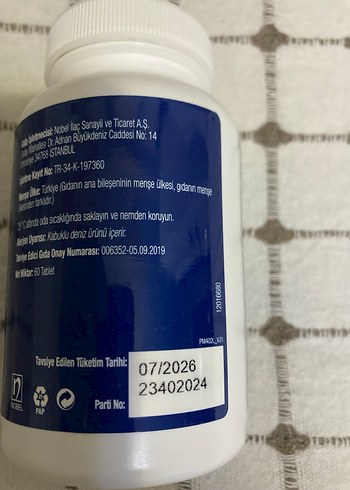 NBL Glucosamine Chondroitin 60 Tablet - Görsel 2