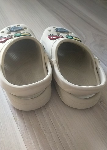 26 Beden Beyaz Baskılı Çocuk Terliği