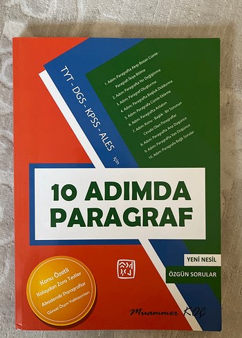 10 Adımda Paragraf Soru Bankası - TYT KPSS ALES