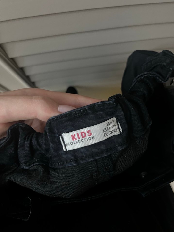 Çocuk siyah şort - Görsel 2