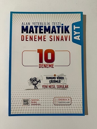 SONUÇ DERECE YAYINLARI AYT MATEMATİK DENEMESİ