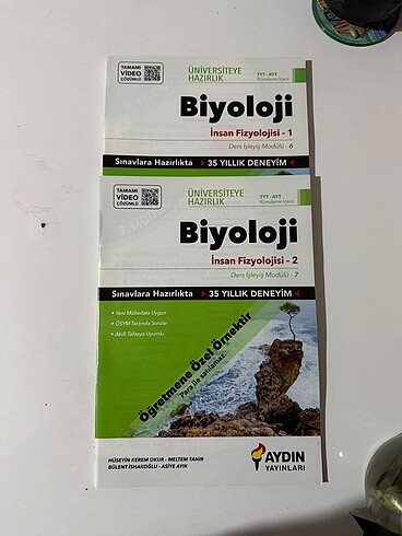 AYT BİYOLOJİ TEST KİTABI FASİKÜL