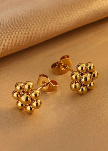 Paslanmaz çelik minimalist kolye küpe yüzük seti - Görsel 3