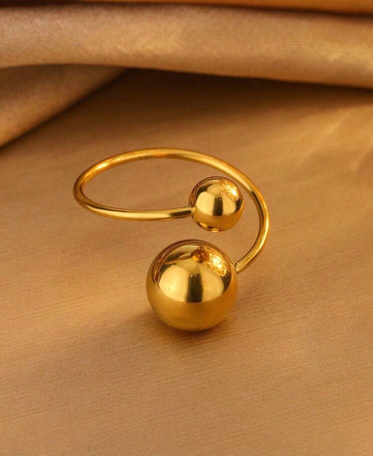 Paslanmaz çelik minimalist kolye küpe yüzük seti - Görsel 4