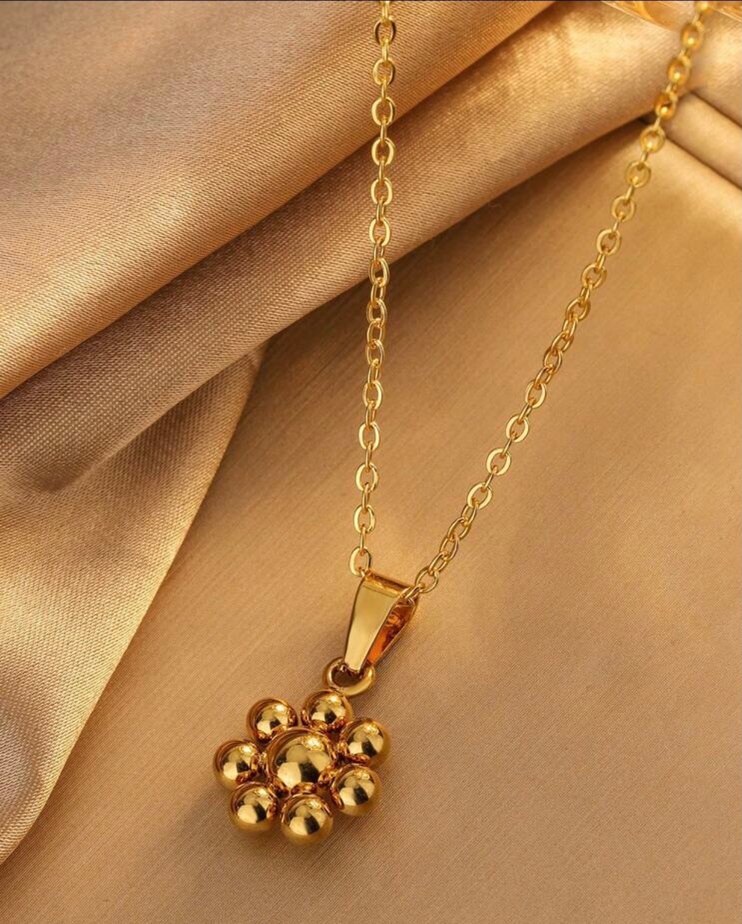 Paslanmaz çelik minimalist kolye küpe yüzük seti - Görsel 2