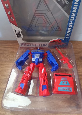 Beden Renk Kırmızı Mavi Dönüşen Aksiyon Figürü - Optimus Prime