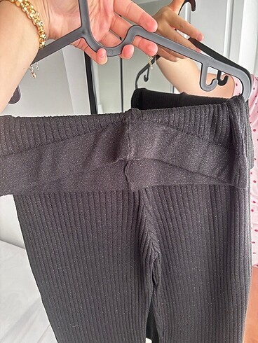 LC Waikiki Likralı simli pantolon