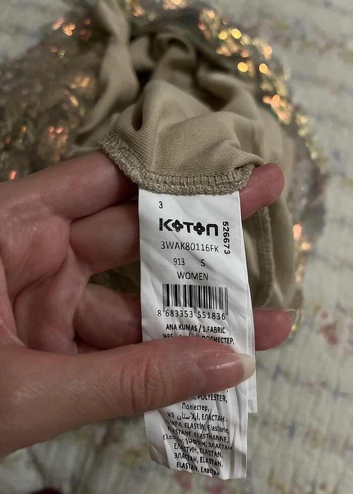 payetli mini abiye elbise
 - Görsel 5