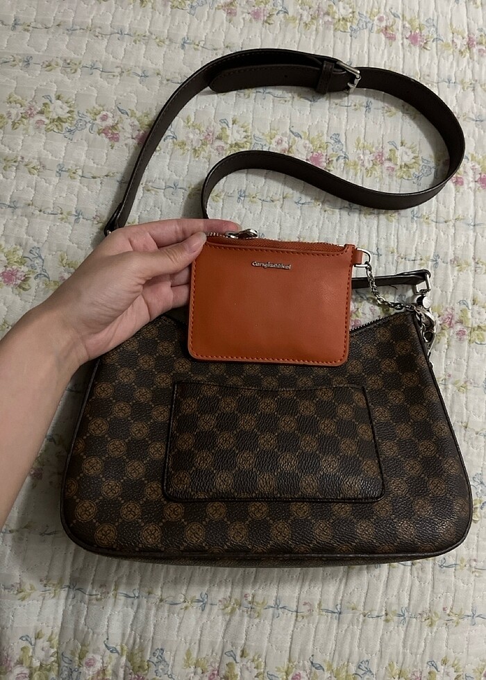 Cengiz Pakel Monogram Lora Omuz Çantası - Görsel 3