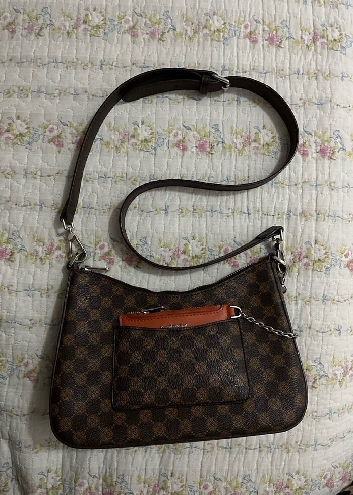 Cengiz Pakel Monogram Lora Omuz Çantası - Görsel 2