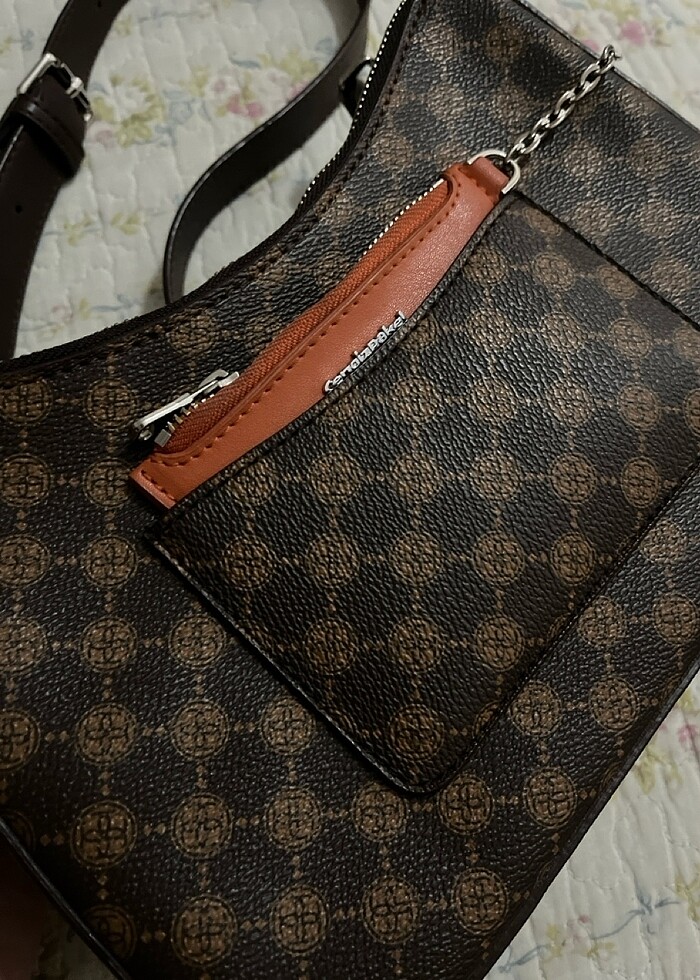 Cengiz Pakel Monogram Lora Omuz Çantası - Görsel 4