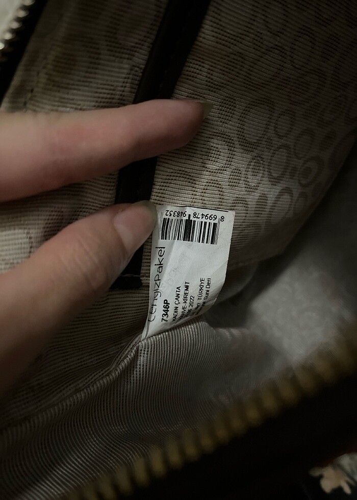 Cengiz Pakel Monogram Lora Omuz Çantası - Görsel 5