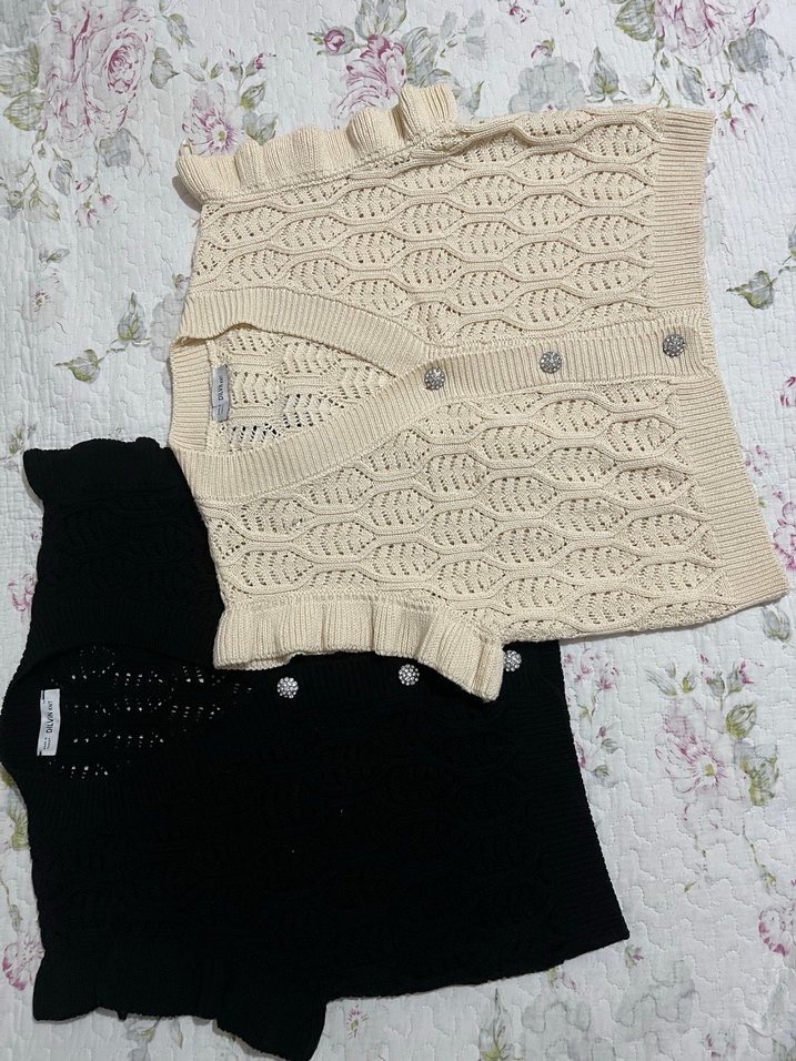 2li Bohem Örgü Hırka - Görsel 2