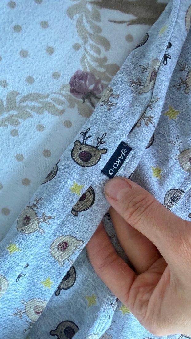 Uzun Kollu Gri Erkek Bebek Tulum - Görsel 5