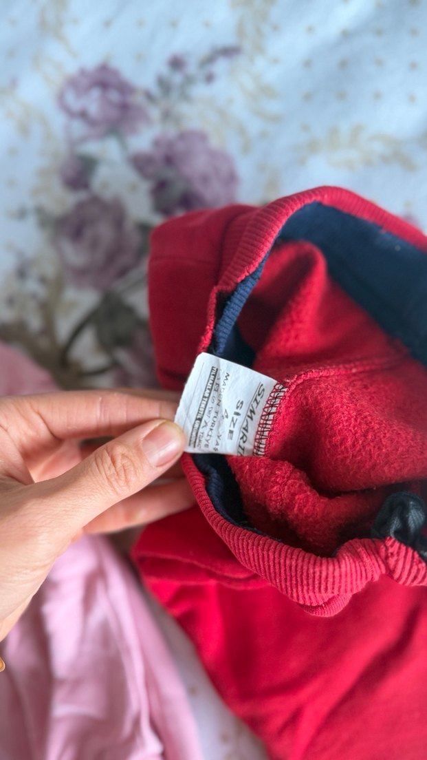 Nakışlı Uzun Kollu Bebek Kız Takımı - Görsel 3