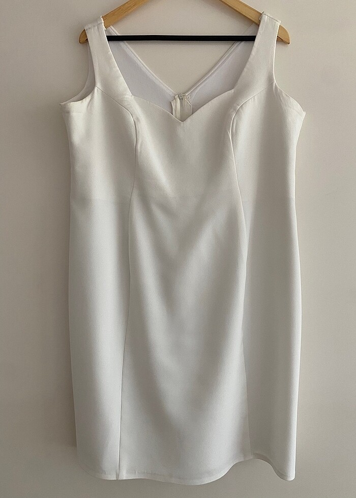 Beyaz Abiye Elbise - Görsel 3