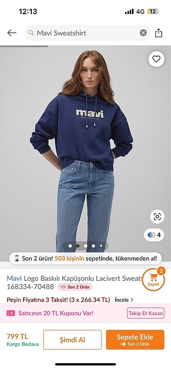 Mavi Jeans Mavi sweatshirt