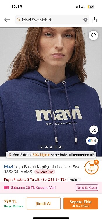 s Beden lacivert Renk Mavi sweatshirt
