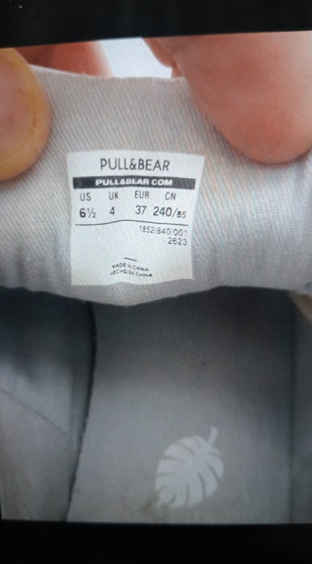 orjinal pull&bear marka sneaker ayakkabı - Görsel 2