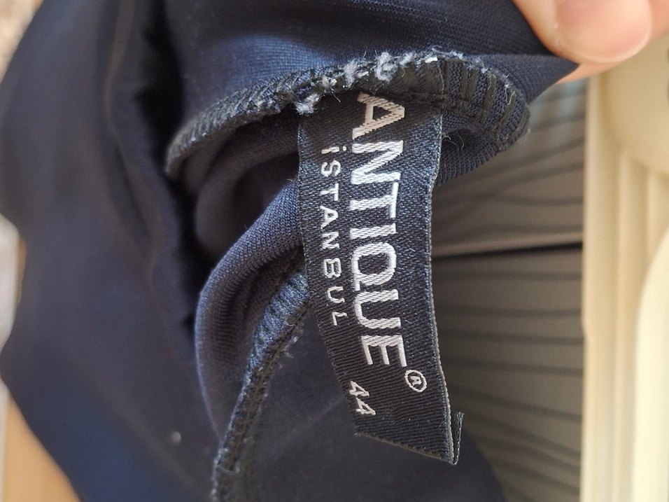 Lacivert Uzun Kadın Etek - Görsel 3