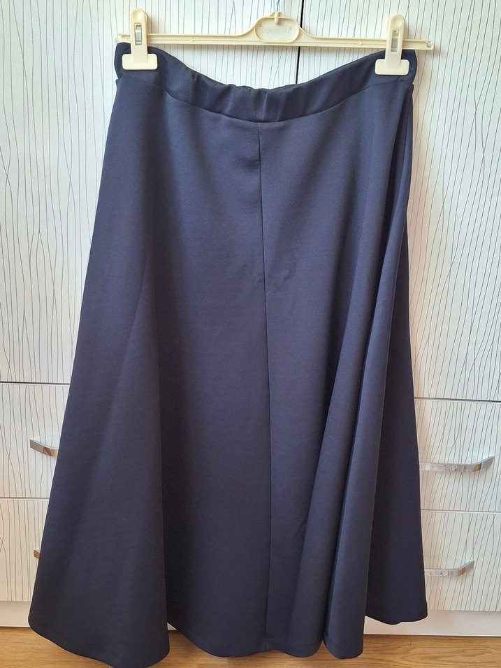 Lacivert Uzun Kadın Etek - Görsel 2