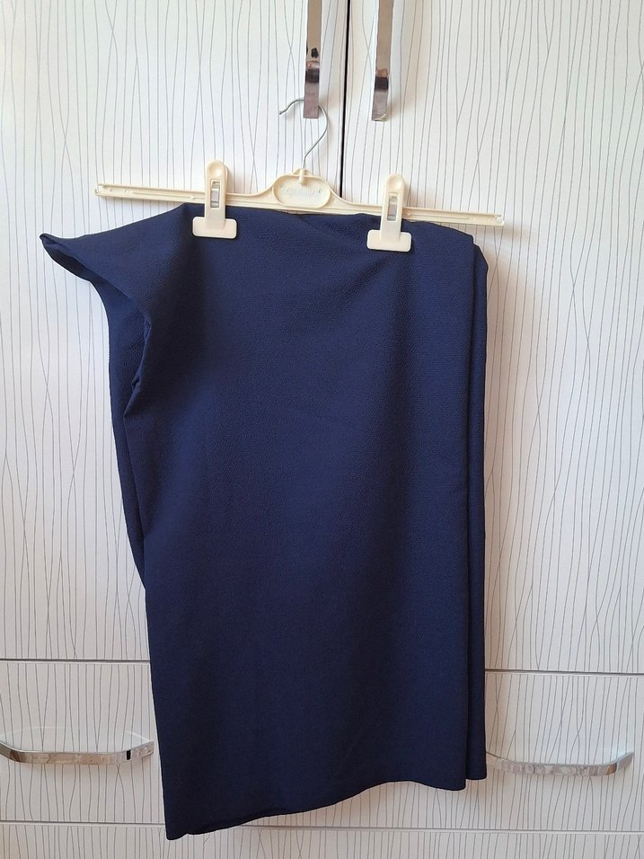 Kadın Lacivert Kumaş Pantolon - Görsel 2