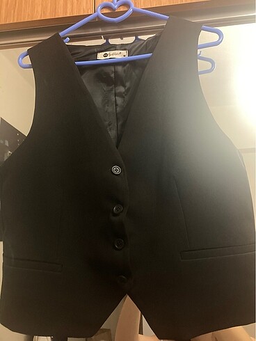 Diğer Siyah Blazer Yelek