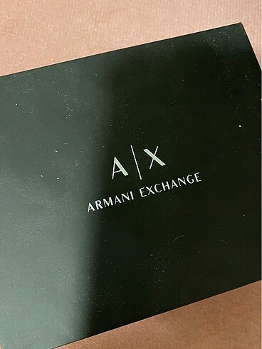  Beden siyah Renk Armani Exchange erkek kol saati