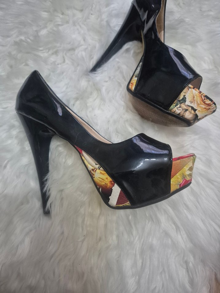 Füme Platform Topuklu platform Kadın Stiletto - Görsel 2