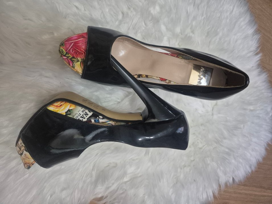 Füme Platform Topuklu platform Kadın Stiletto - Görsel 4