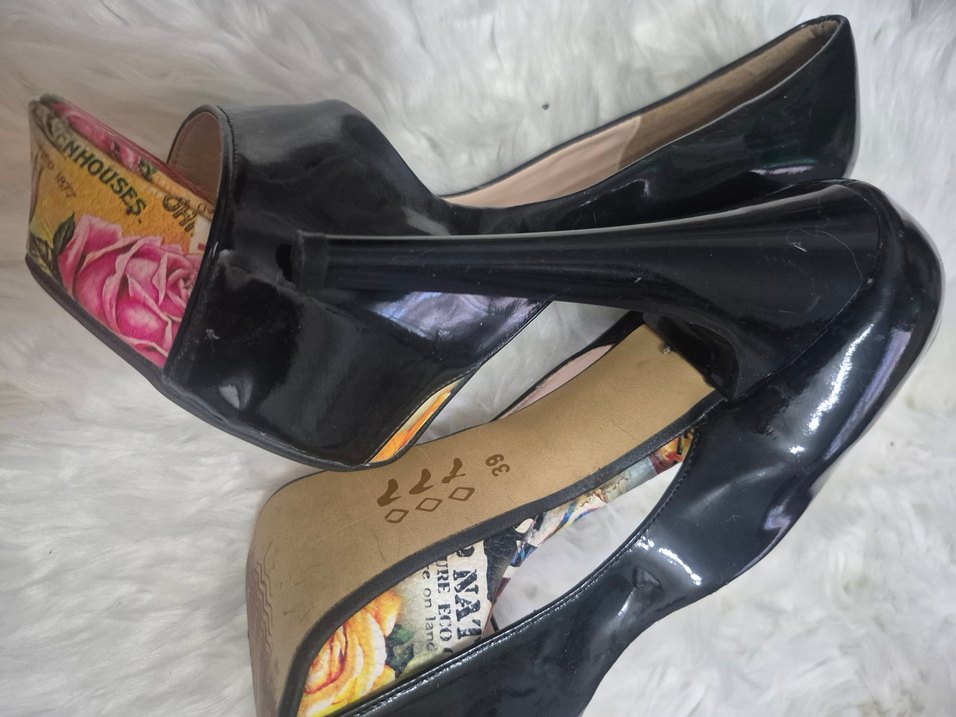 Füme Platform Topuklu platform Kadın Stiletto - Görsel 3