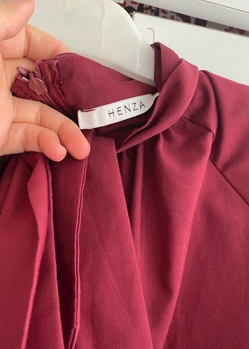 diğer Beden bordo Renk Bordo Piliseli Uzun Kollu Kadın Tunik