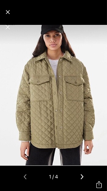 Bershka kapitone ceket