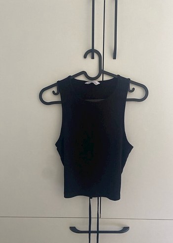 Siyah Kolsuz Crop
