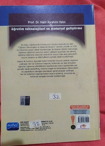Öğretim teknolojileri ve materyal geliştirme