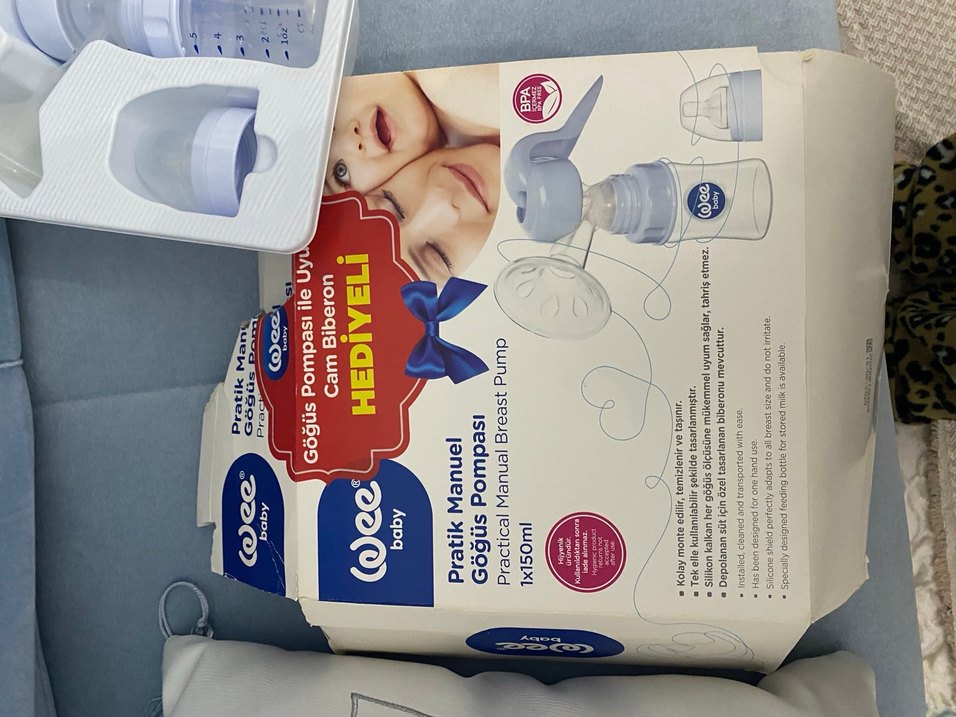 Beyaz Manuel Göğüs Pompası - Görsel 2