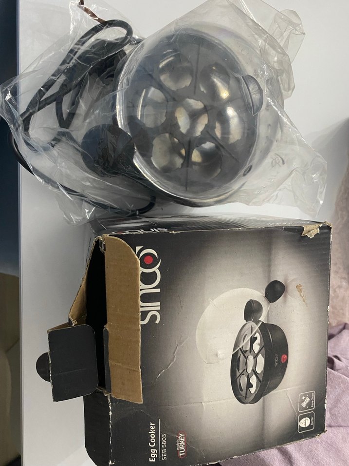 Siyah Sinbo yumurta Pişirme cihazı - Görsel 3