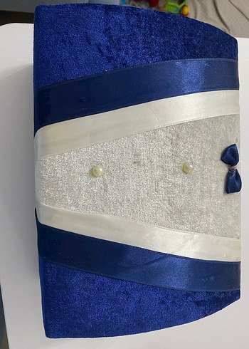 Parlak Mavi Nakışlı Erkek Sandık - Görsel 6